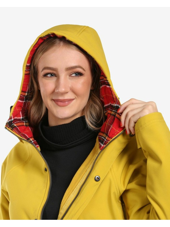 Kilpi Dámsky softshellový kabát Kilpi LASIKA-W Zlatá