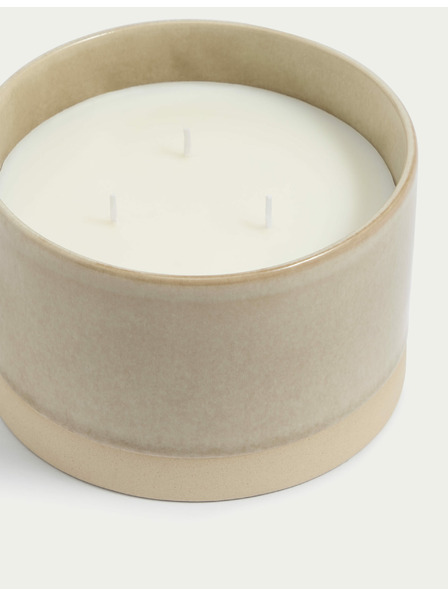 Marks & Spencer Sviečka Slow Morning s 3 knôtmi Marks & Spencer béžová
