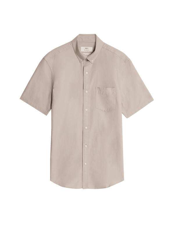 Marks & Spencer Oxfordská košeľa z čistej bavlny The Ultimate Marks & Spencer biela