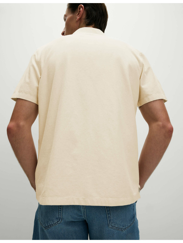 Marks & Spencer Košeľa s vysokým podielom bavlny Marks & Spencer smotanová