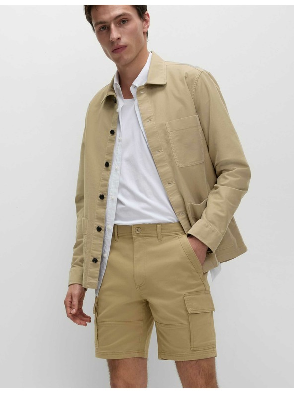 Marks & Spencer Elastické cargo šortky Marks & Spencer hnedá