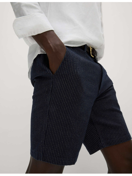 Marks & Spencer Chino šortky s čiastočne elastickým pásom Marks & Spencer námorná modrá