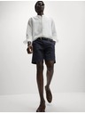 Marks & Spencer Chino šortky s čiastočne elastickým pásom Marks & Spencer námorná modrá