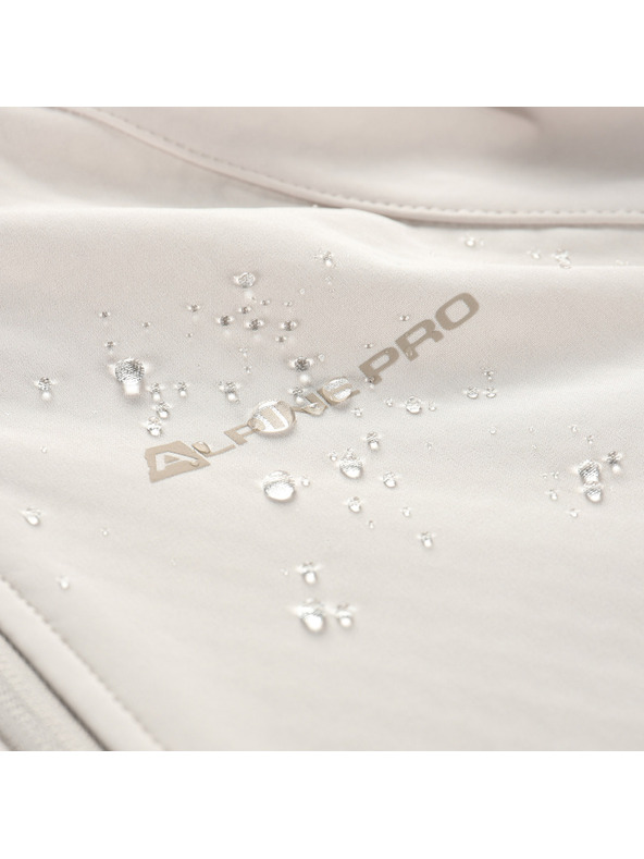 ALPINE PRO Dámska softshellová bunda s úpravou dwr ALPINE PRO HOORA moonbeam
