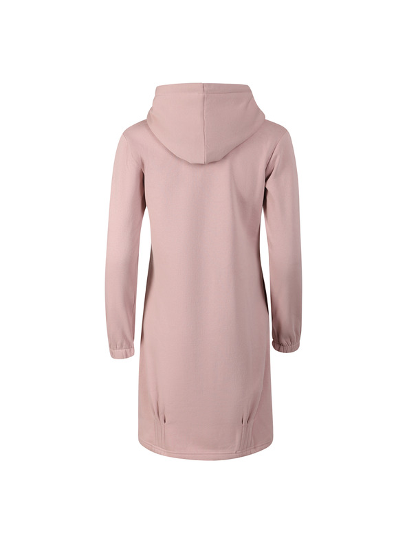 ALPINE PRO Dámske bavlnené šaty ALPINE PRO LORRA pale mauve