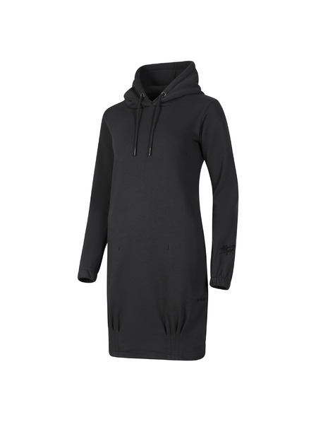 ALPINE PRO Dámske bavlnené šaty ALPINE PRO LORRA dk.true gray