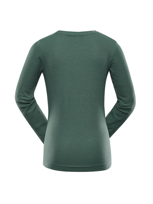 ALPINE PRO Detské tričko s dlhým rukávom ALPINE PRO BOGRO myrtle