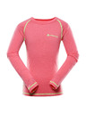 ALPINE PRO Detské tričko z merino vlny ALPINE PRO MERENO camellia rose