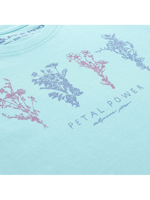 ALPINE PRO Detské bavlnené tričko ALPINE PRO DALLO 2 limpet shell varianta pe