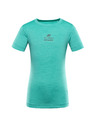 ALPINE PRO Detské rýchloschnúce tričko ALPINE PRO BASIKO pastel perf green