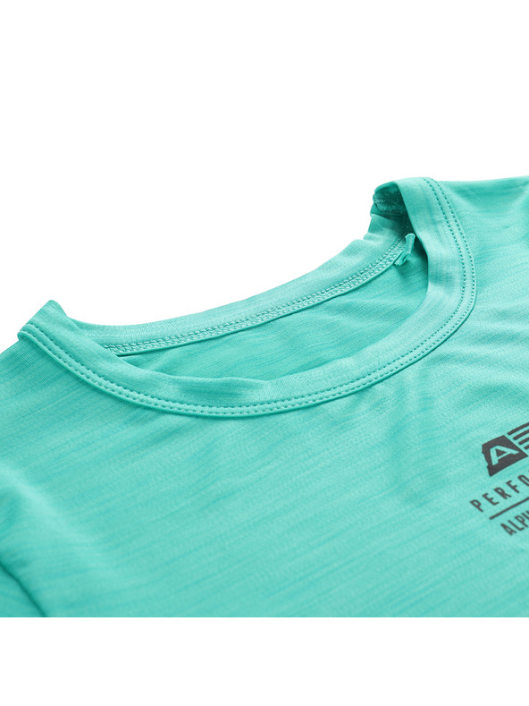 ALPINE PRO Detské rýchloschnúce tričko ALPINE PRO BASIKO pastel perf green