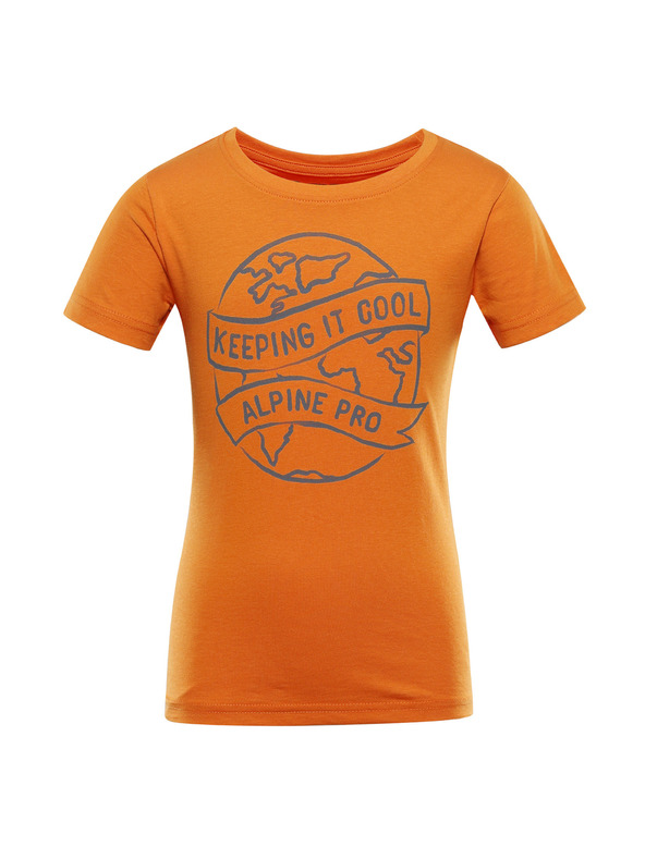 ALPINE PRO Detské tričko z organickej bavlny ALPINE PRO ECOMO 2 autumn maple varianta pc