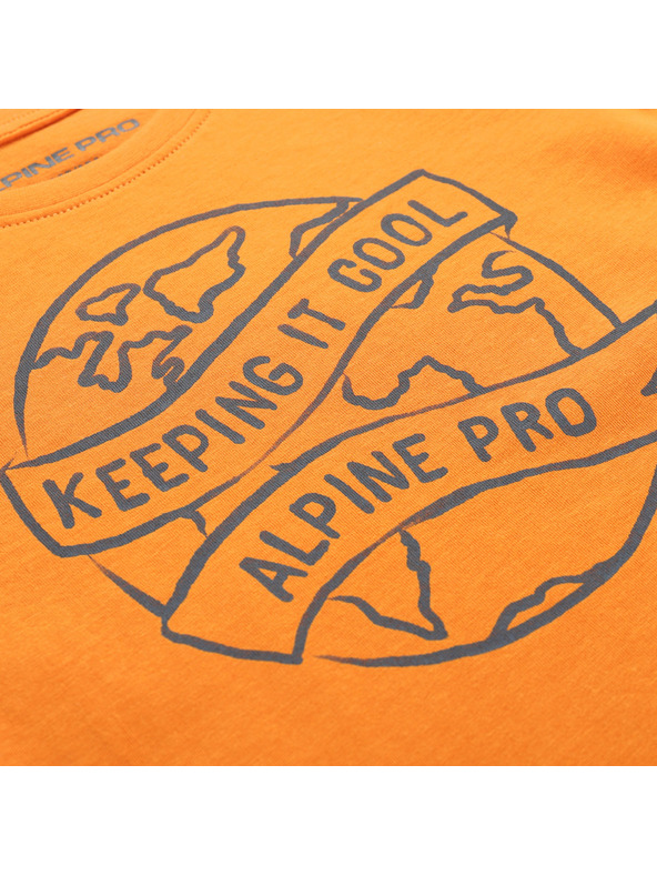 ALPINE PRO Detské tričko z organickej bavlny ALPINE PRO ECOMO 2 autumn maple varianta pc
