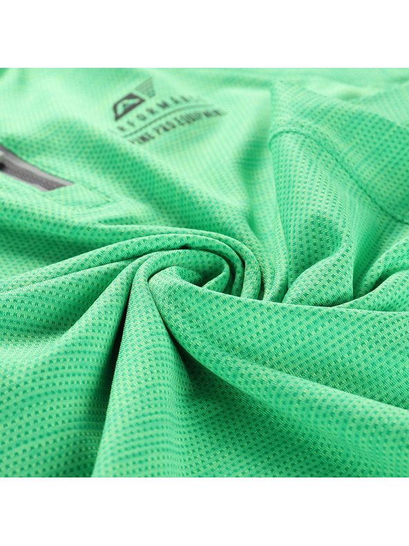 ALPINE PRO Detské rýchloschnúce cyklo tričko ALPINE PRO LATTERO 2 pastel perf green