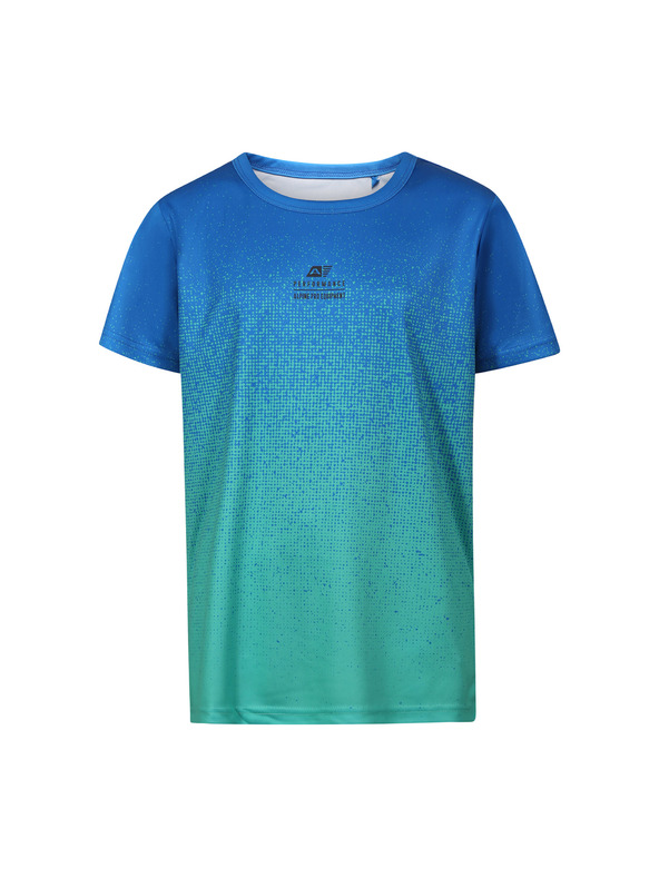 ALPINE PRO Detské rýchloschnúce tričko ALPINE PRO RIFO electric blue lemonade