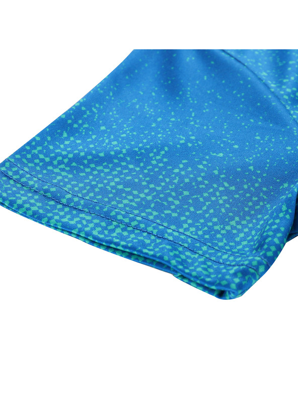 ALPINE PRO Detské rýchloschnúce tričko ALPINE PRO RIFO electric blue lemonade