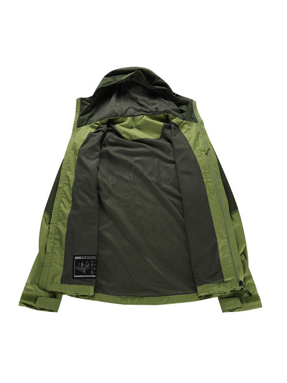 ALPINE PRO Pánska bunda s ptx membránou ALPINE PRO NOREM 2 turtle green