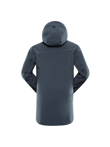 ALPINE PRO Pánska nepremokavá bunda s ptx membránou ALPINE PRO ZARR dark slate