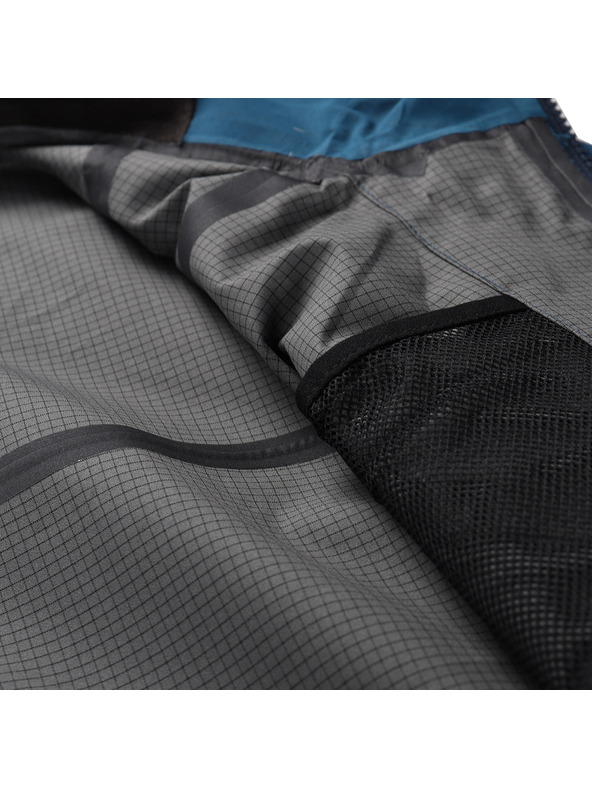 ALPINE PRO Pánska nepremokavá bunda s ptx membránou ALPINE PRO ZARR moonlit ocean