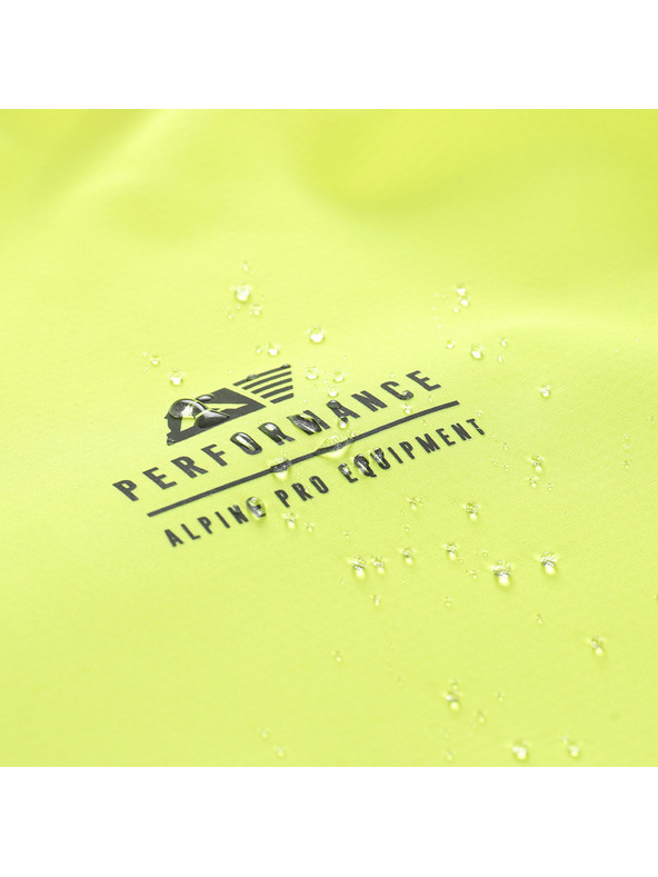 ALPINE PRO Pánska softshellová bunda s úpravou dwr ALPINE PRO KERAK neon yellow