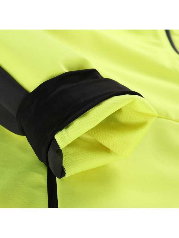 ALPINE PRO Pánska softshellová bunda s úpravou dwr ALPINE PRO KERAK neon yellow