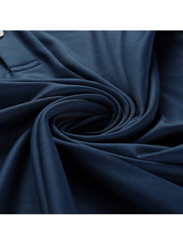 ALPINE PRO Pánske rýchloschnúce polo tričko s uv 50 ALPINE PRO COOWEL 2 moonlit ocean