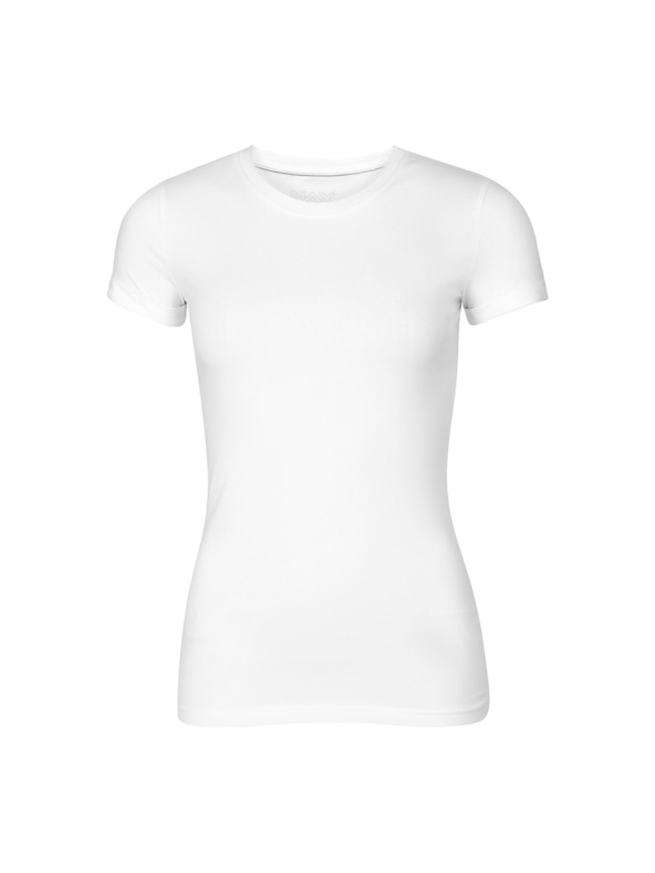 NAX Dámske bavlnené tričko nax NAX NAVAFA white