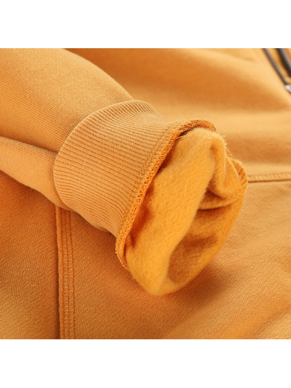 NAX Detská bavlnená mikina nax NAX MOLDO golden nugget