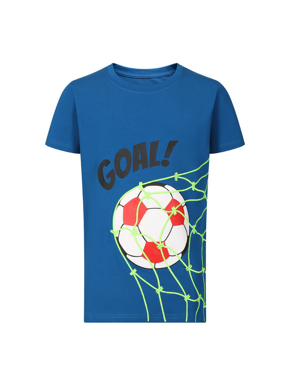 NAX Detské bavlnené tričko nax NAX OMESO mykonos blue