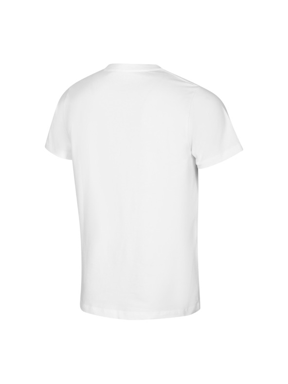NAX Pánske bavlnené tričko nax NAX KURED white