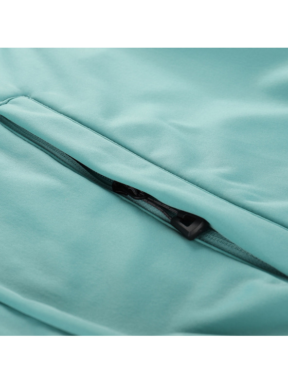 ALPINE PRO Dámska lyžiarska softshellová bunda s membránou ALPINE PRO JARGA wasabi