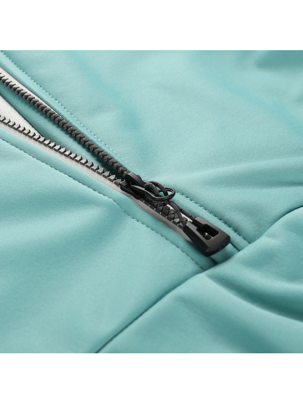 ALPINE PRO Dámska lyžiarska softshellová bunda s membránou ALPINE PRO JARGA wasabi