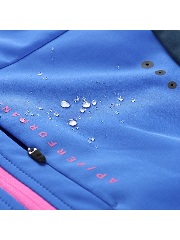 ALPINE PRO Dámska softshellová bunda s úpravou dwr ALPINE PRO UKEBA 2 dazzling blue