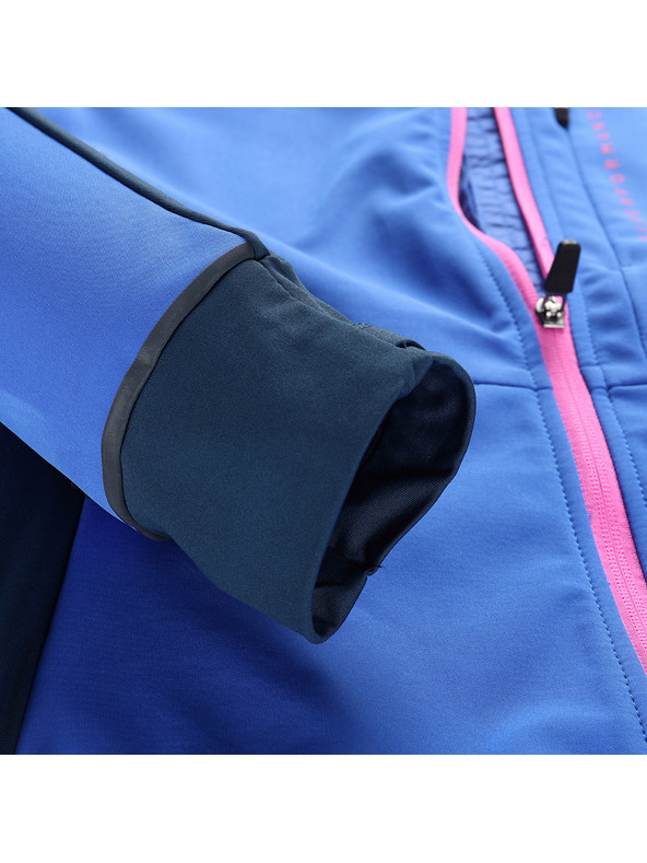 ALPINE PRO Dámska softshellová bunda s úpravou dwr ALPINE PRO UKEBA 2 dazzling blue