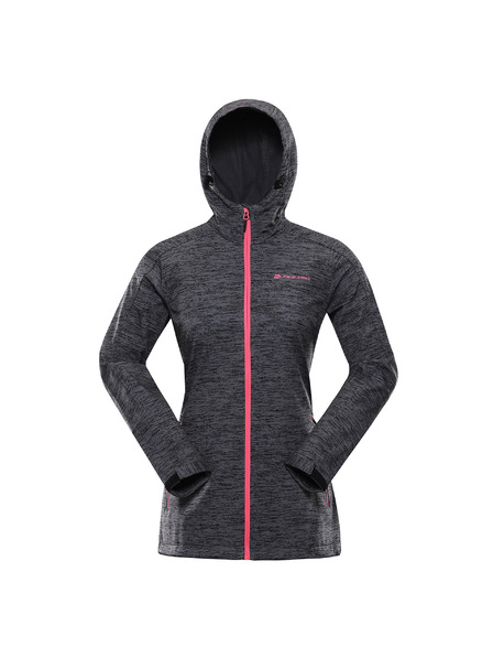 ALPINE PRO Dámska softshellová bunda s dwr úpravou ALPINE PRO HERASA dk.true gray