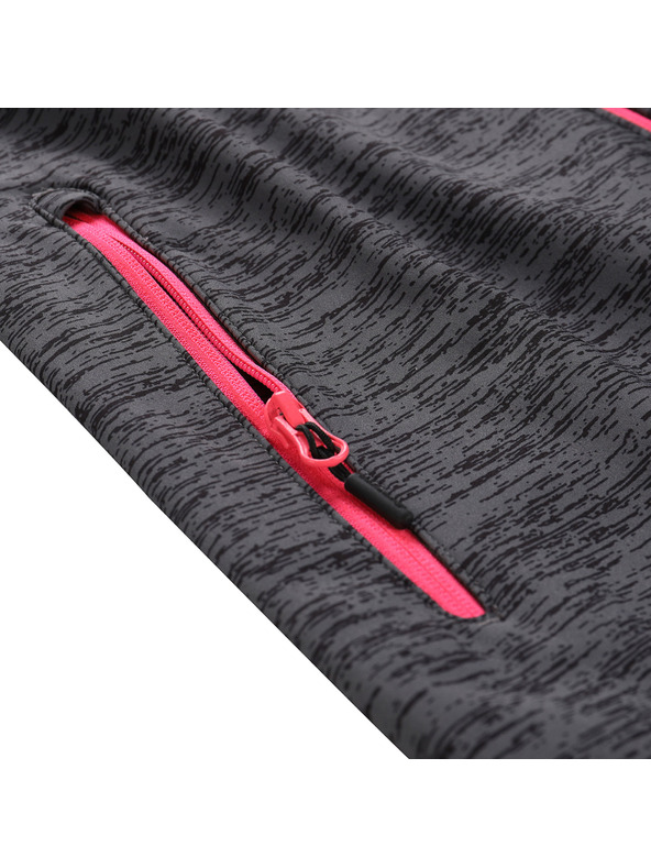 ALPINE PRO Dámska softshellová bunda s dwr úpravou ALPINE PRO HERASA dk.true gray