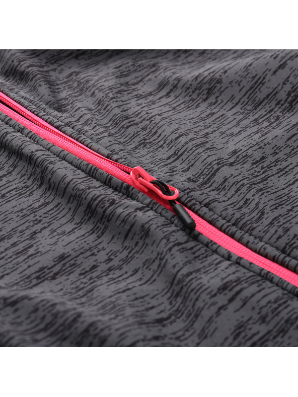 ALPINE PRO Dámska softshellová bunda s dwr úpravou ALPINE PRO HERASA dk.true gray