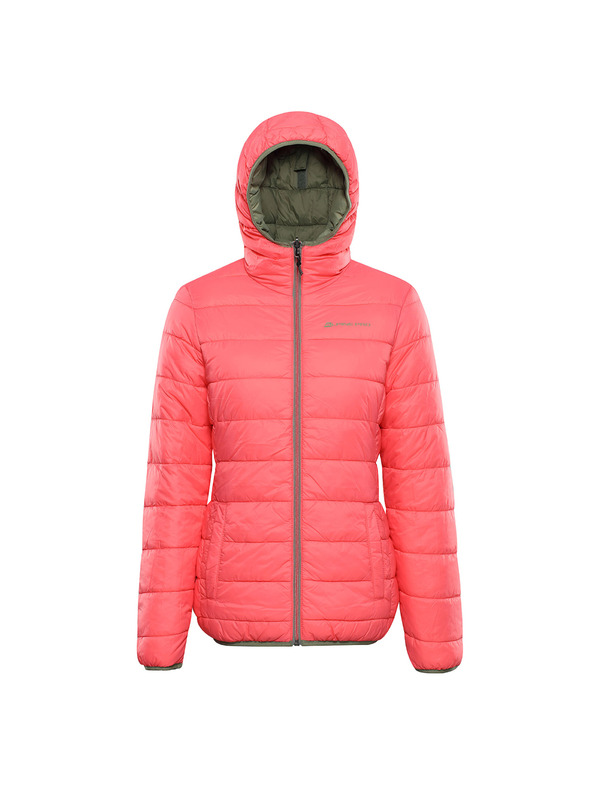 ALPINE PRO Dámska obojstranná bunda hi-therm ALPINE PRO EROMA oil green