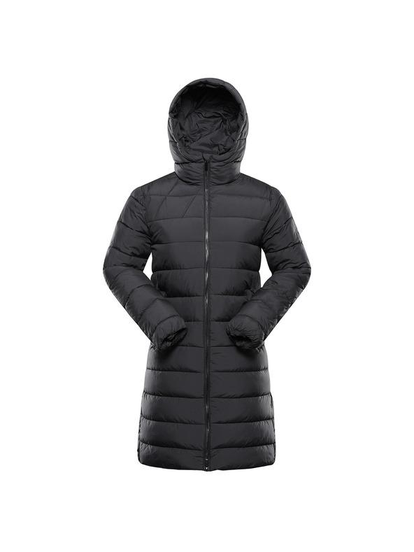 ALPINE PRO Dámsky zimný ultaľahký kabát hi-therm ALPINE PRO DEFRA dk.true gray