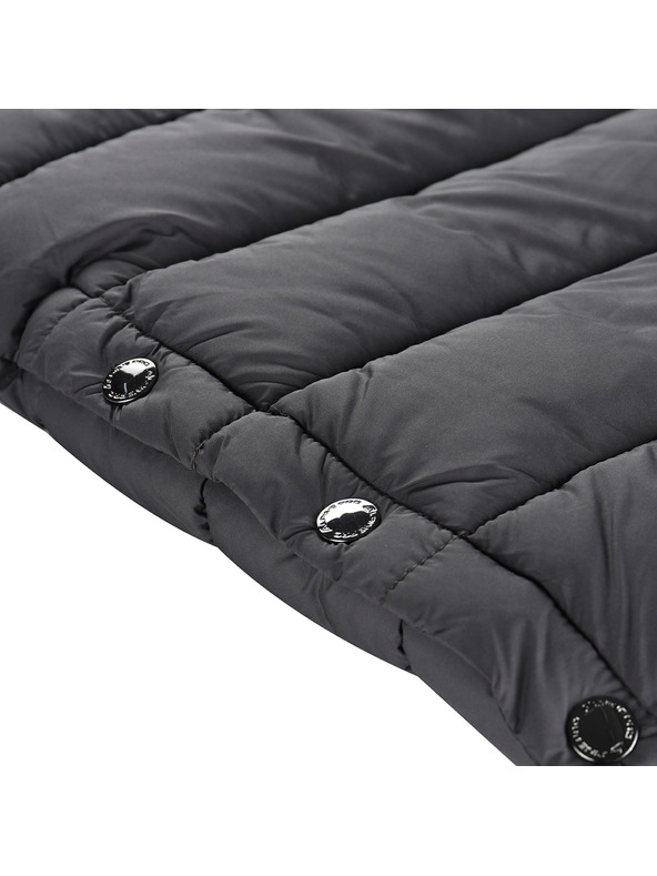 ALPINE PRO Dámsky zimný ultaľahký kabát hi-therm ALPINE PRO DEFRA dk.true gray