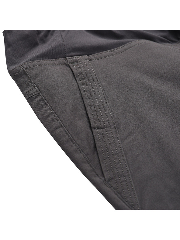 ALPINE PRO Dámske bavlnené nohavice ALPINE PRO ZAMENA dk.true gray