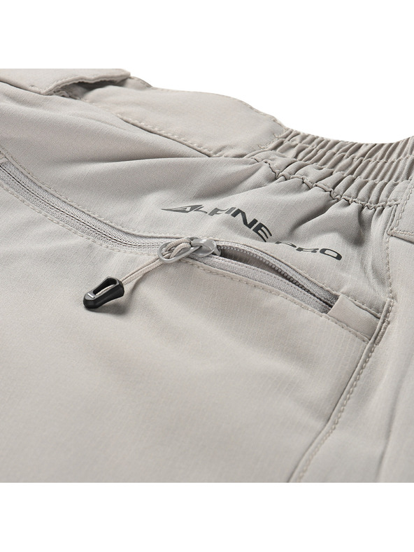 ALPINE PRO Dámske rýchloschnúce nohavice s cool dry ALPINE PRO NESCA 3 dove