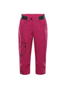 ALPINE PRO Dámske softshellové capri nohavice ALPINE PRO WEDERA 2 fuchsia red