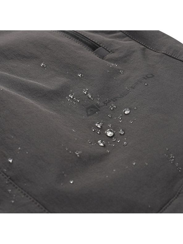ALPINE PRO Dámske softshellové nohavice s DWR úpravou ALPINE PRO HURFA 2 dk.true gray