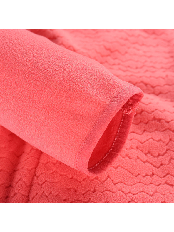 ALPINE PRO Dámska hrejivá mikina z mikrofleecu ALPINE PRO SIUSA 3 calypso coral