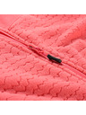 ALPINE PRO Dámska hrejivá mikina z mikrofleecu ALPINE PRO SIUSA 3 calypso coral