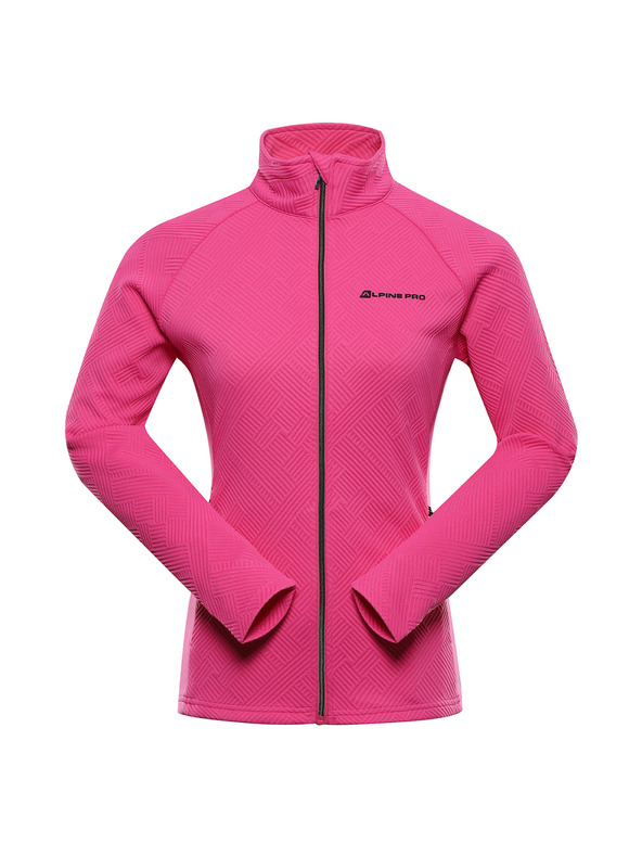 ALPINE PRO Dámska hrejivá mikina ALPINE PRO DOZERA 2 fuchsia fedora