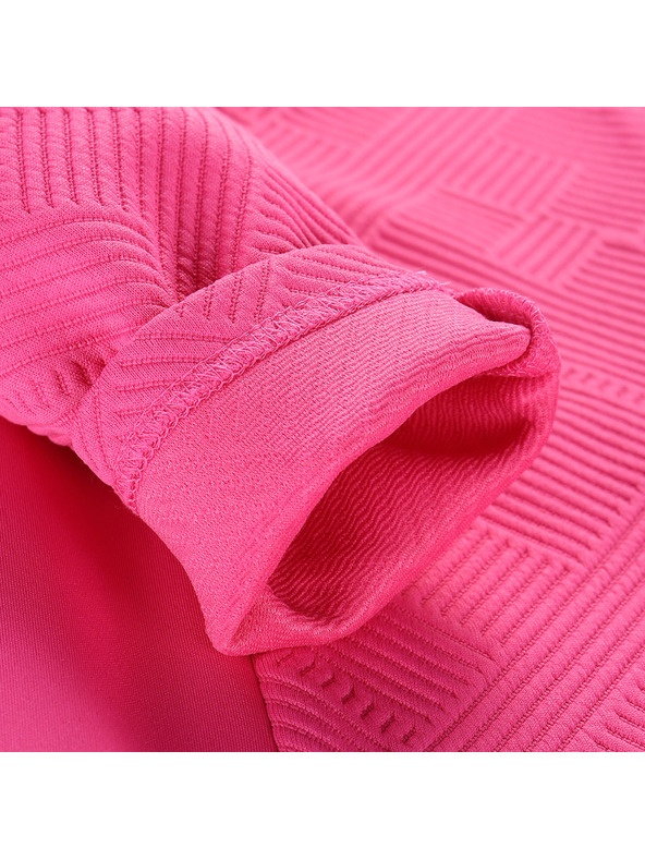 ALPINE PRO Dámska hrejivá mikina ALPINE PRO DOZERA 2 fuchsia fedora