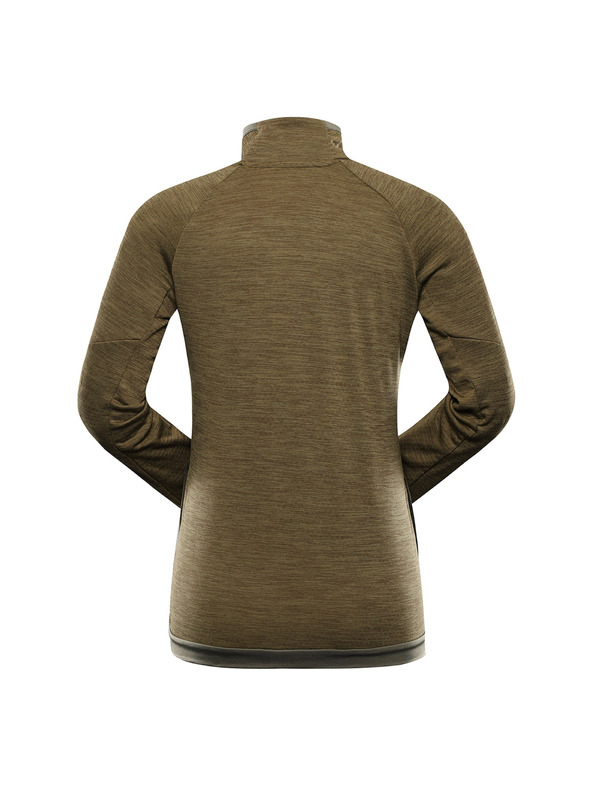 ALPINE PRO Dámska rýchloschnúca mikina ALPINE PRO ONNECA 3 turtle green