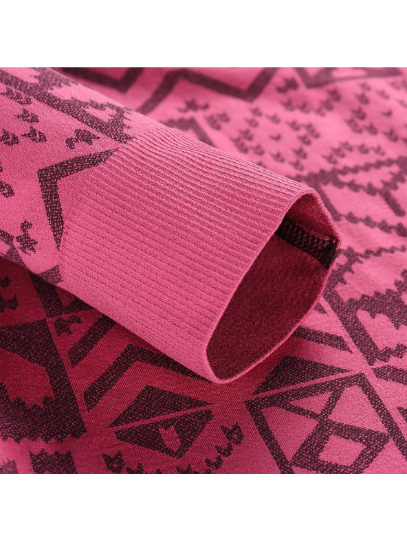 ALPINE PRO Dámske funkčné prádlo - tričko ALPINE PRO SEAMA fuchsia fedora